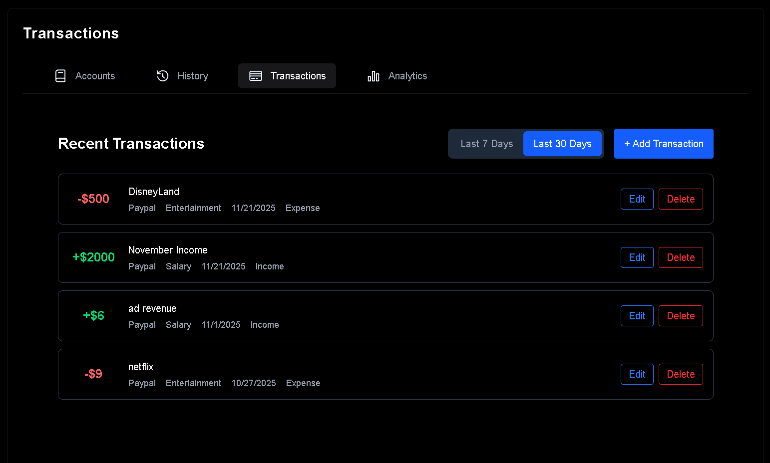 Smart Transaction Management